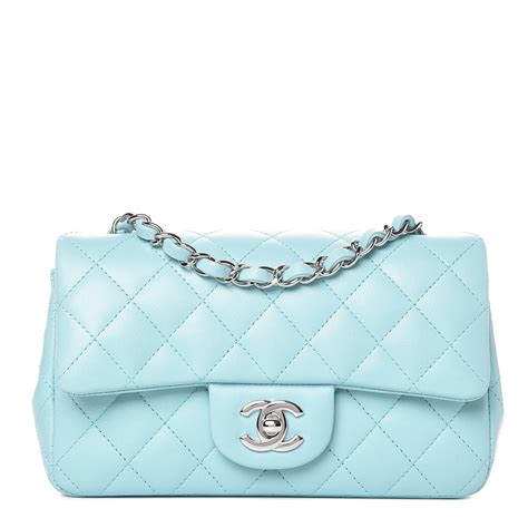 light blue chanel bag|chanel shoulder bag blue.